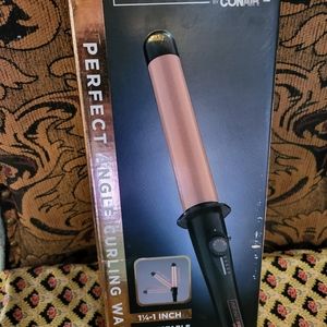 Perfect angle curling wand 1 1/4- 1 inch